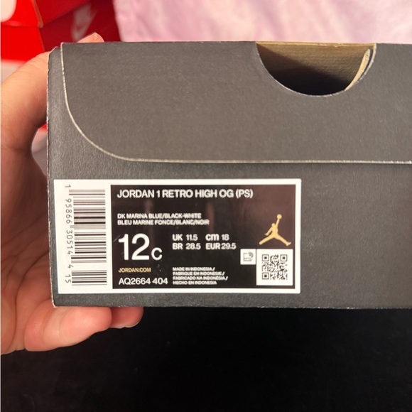 Toddle Jordan retro 1 blue and black size 12c - Picture 2 of 4